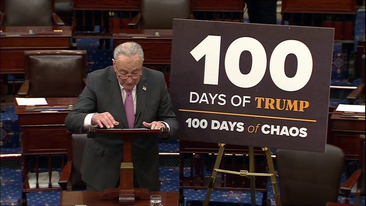 Chuck Schumer leads off Democratic all-nighter