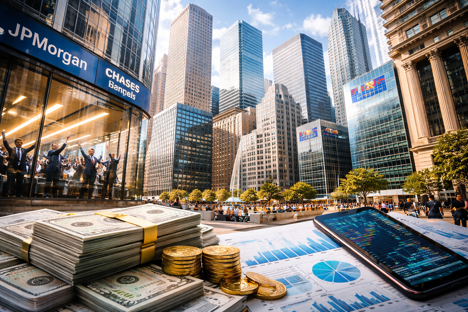 wall street banks earnings, blowout quarter for wall street banks