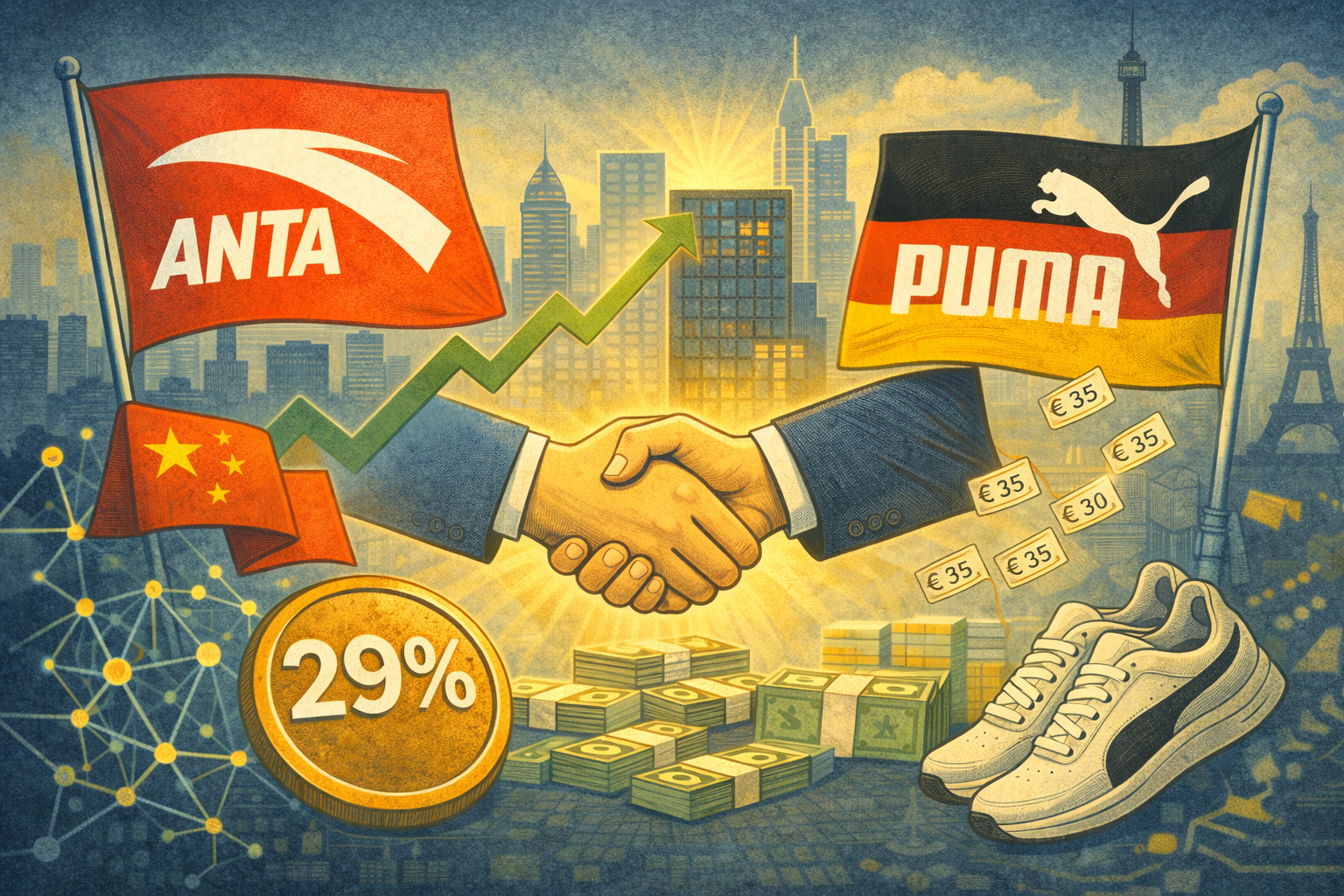 Puma, Anta sports buy stake in Puma