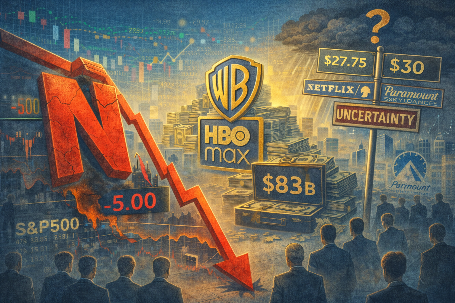 AI generated image for Netflix stock
