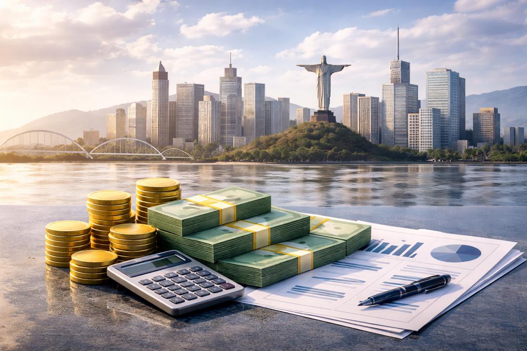 Brazil’s Treasury collected about 2.4 billion reais in cash from bank tax settlements.