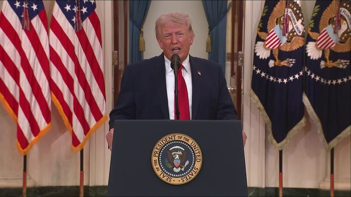 WATCH: Trump says he was 'honored' to rip up Obama's Iran nuclear deal, lists it among top achievements