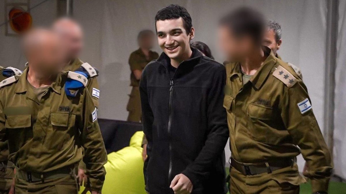 Edan Alexander with IDF soldiers