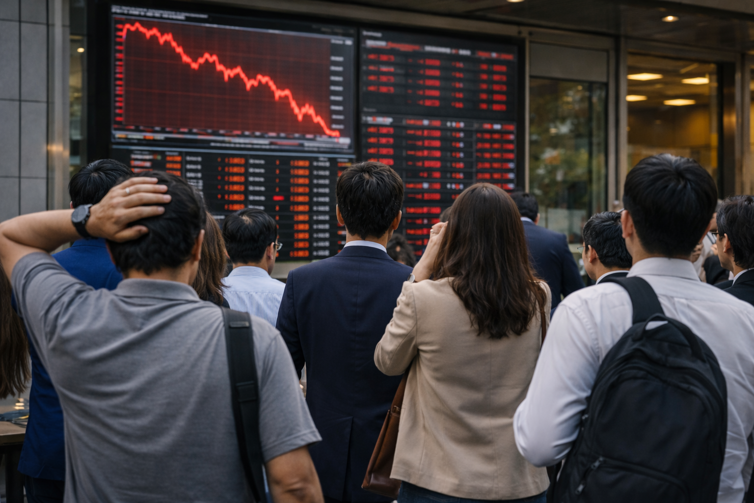 Asian stocks fall on Thursday as Trump’s Iran remarks fuel uncertainty, while oil jumps and risk sentiment weakens.